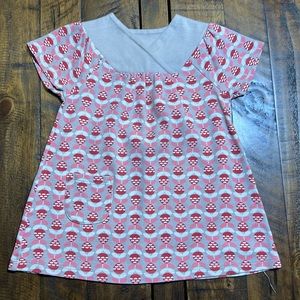 Tea Collection 2T girls dress floral mushroom groovy